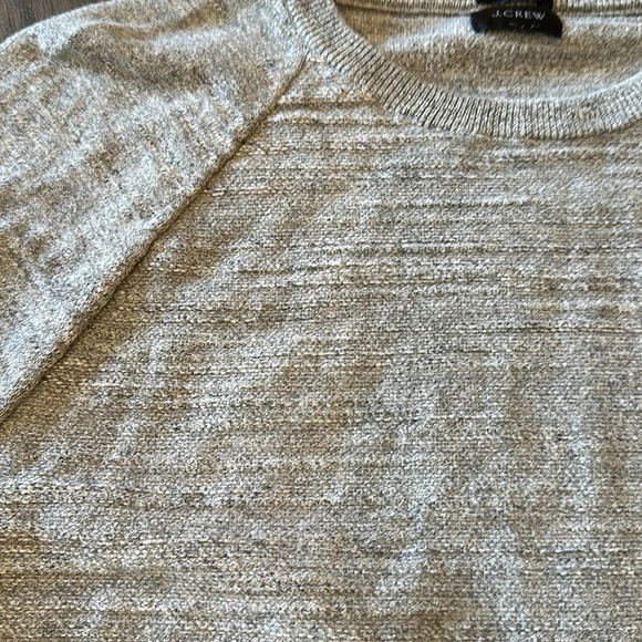JCREW Men’s Heather Gray Slim fit Sweater 100% Cotton size medium - Picture 3 of 9